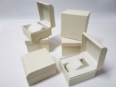 Elegant Custom Plastic Specialty FSC paper Watch Boxes Factory Price Double Watch Display Packaging Boxes