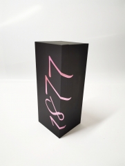 Rose Hot stamping Magnet closing Clamshell Wine box