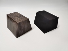 Wood grain PU leather Exhibition Watch box