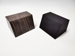 Wood grain PU leather Exhibition Watch box