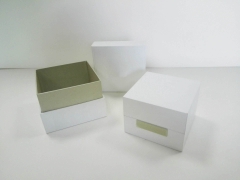 FSC Luxury Jewellery Color Box Custom Logo Special paper White Bracelet Jewelry Box