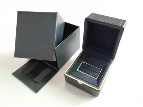 Wholesale Custom Logo Jewelry Box Packaging Gift Leather Ring Box