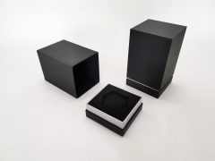 Black matte cover EVA perfume box