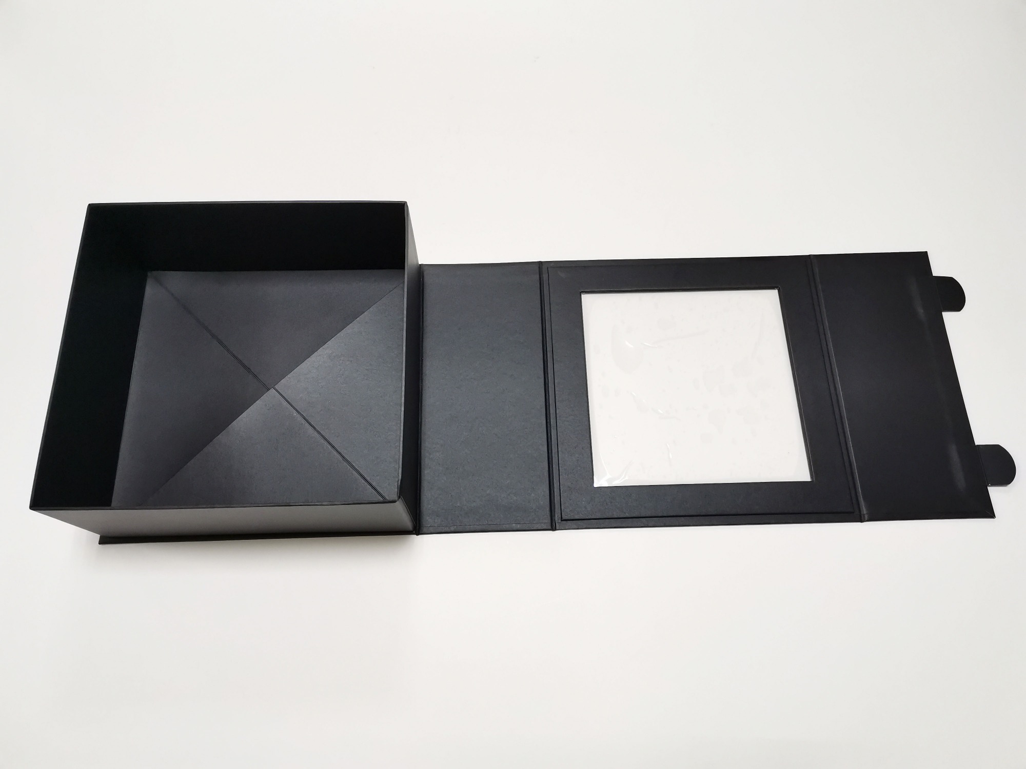 Custom Luxury Cardboard boxes design your logo Packaging Black Magnetic ...