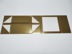 FSC Luxury customized golden paper cardboard magnetic folding foldable magnet gift packaging box