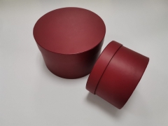 FSC Custom CMYK red printing paper Lamination Tube box