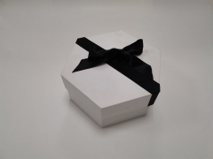 Custom hexagonal bow makeup gift box