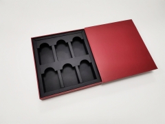FSC Customized red printing paper Chocolates gift box
