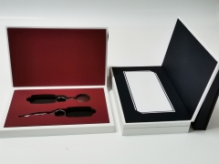 Design MDF Packing Box Hard Cardboard Luxury Car Key Gift Box With Foam Insert Custom