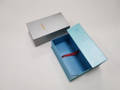 FSC Book style open special paper gift box