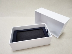 White Top and lid box Cheap Watch box