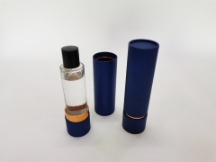 FSC Custom Design Cylindrical Cardboard Luxury Perfume Bottle Packaging CMYK Paper Tube