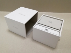 White PU Leather Display Jewelry Box