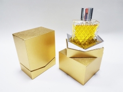 FSC Luxury Custom Golden Emboss Paper Wedding Favors Gift Box Perfume Box Packaging