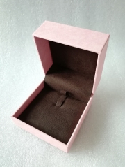 China High End Luxury Gift Display Packaging Fashion Pink Jewelry Box For Gold Jewellery