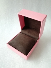 China High End Luxury Gift Display Packaging Fashion Pink Jewelry Box For Gold Jewellery