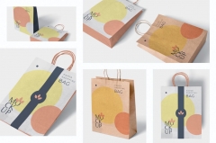 Color printed paper bag