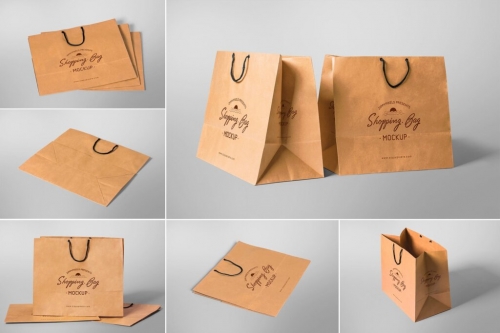 Recycled environmental protection kraft paper bag