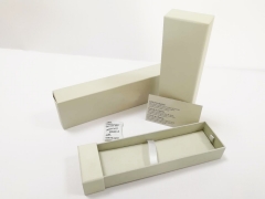 Beige Soft Touch Paper Pen box