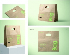 Recycling and environmental protection kraft paper bags